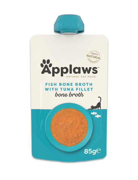 Applaws Cat Fish Bone Broth With Tuna Fillet Topper